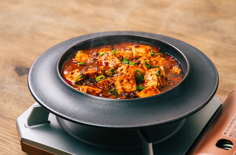 マーボー専用直火皿 直火で仕上げた麻婆豆腐